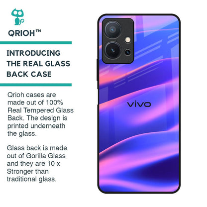 Colorful Dunes Glass Case for Vivo T1 5G