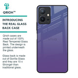 Indigo Pastel Glass Case For Vivo T1 5G