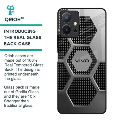 Hexagon Style Glass Case For Vivo T1 5G