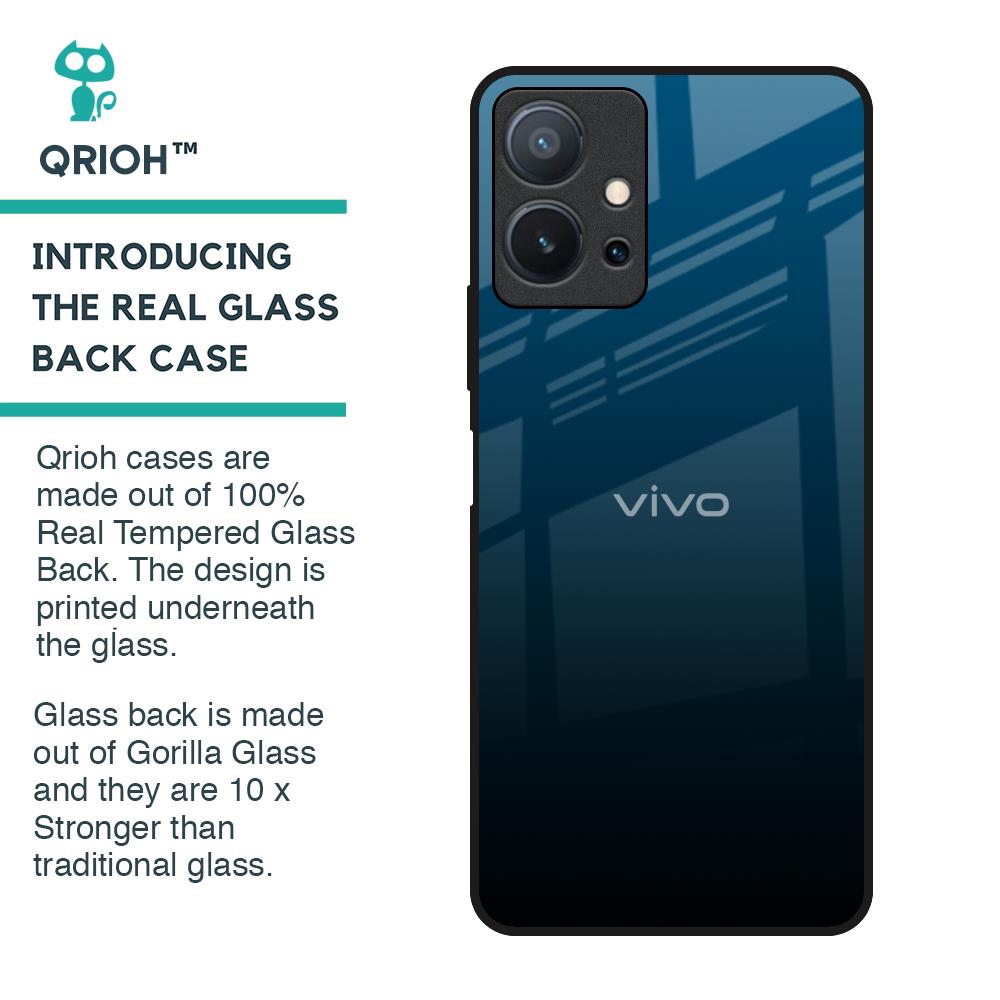 Sailor Blue Glass Case For Vivo T1 5G