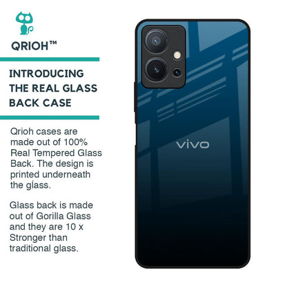 Sailor Blue Glass Case For Vivo T1 5G