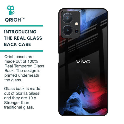 Fine Art Wave Glass Case for Vivo T1 5G