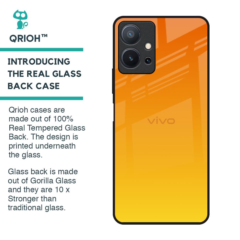 Sunset Glass Case for Vivo T1 5G