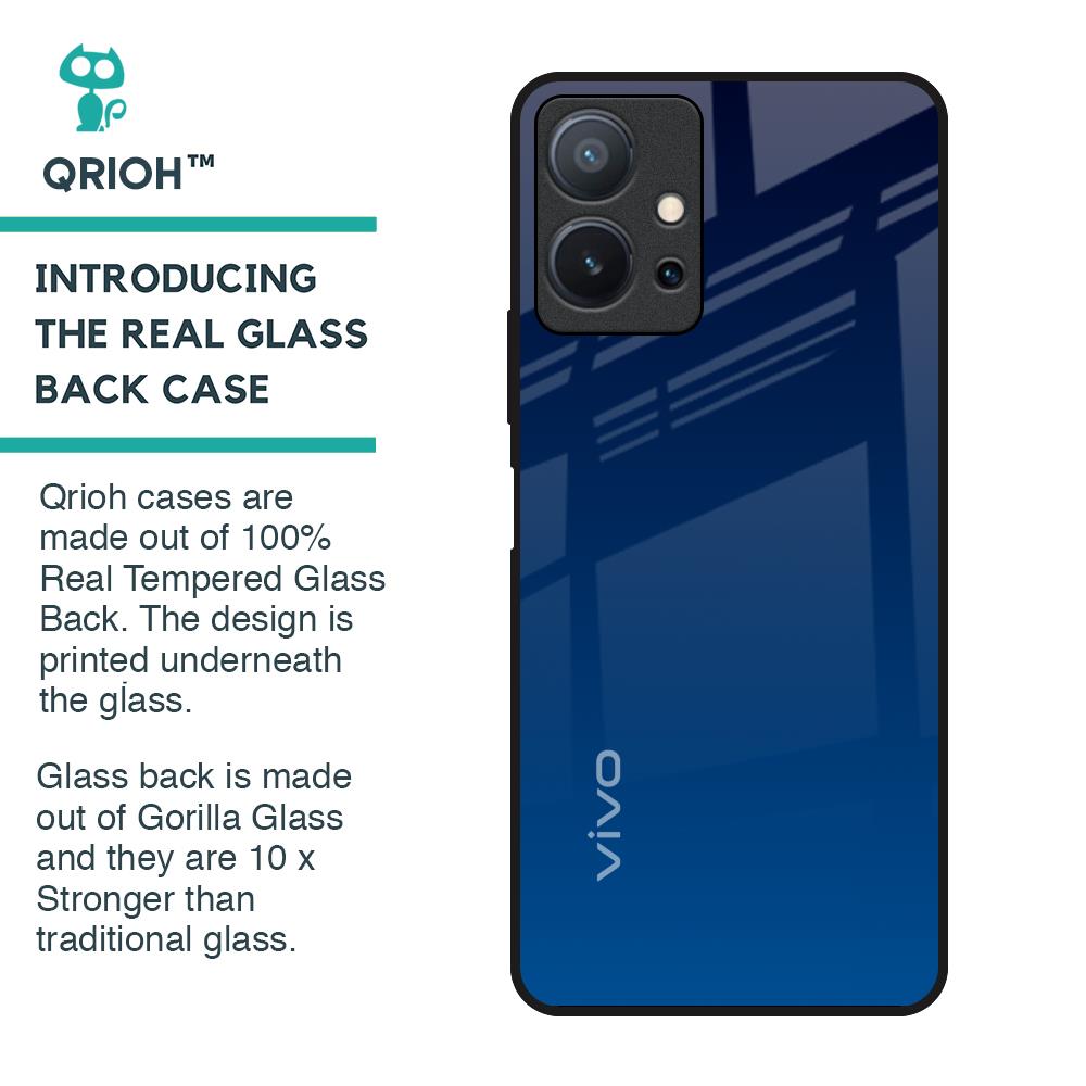 Very Blue Glass Case for Vivo T1 5G