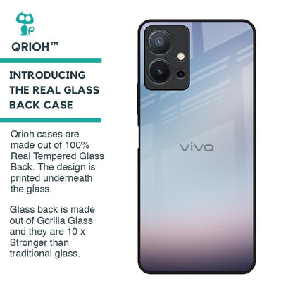 Light Sky Texture Glass Case for Vivo T1 5G