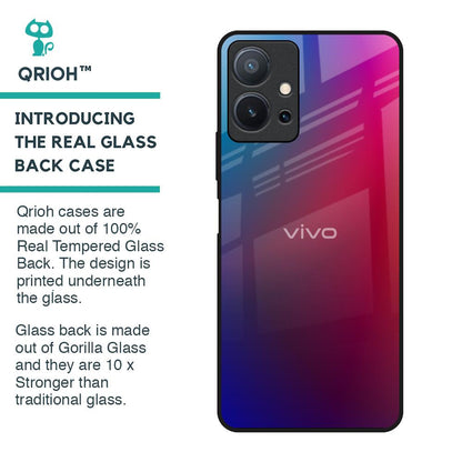 Magical Color Shade Glass Case for Vivo T1 5G