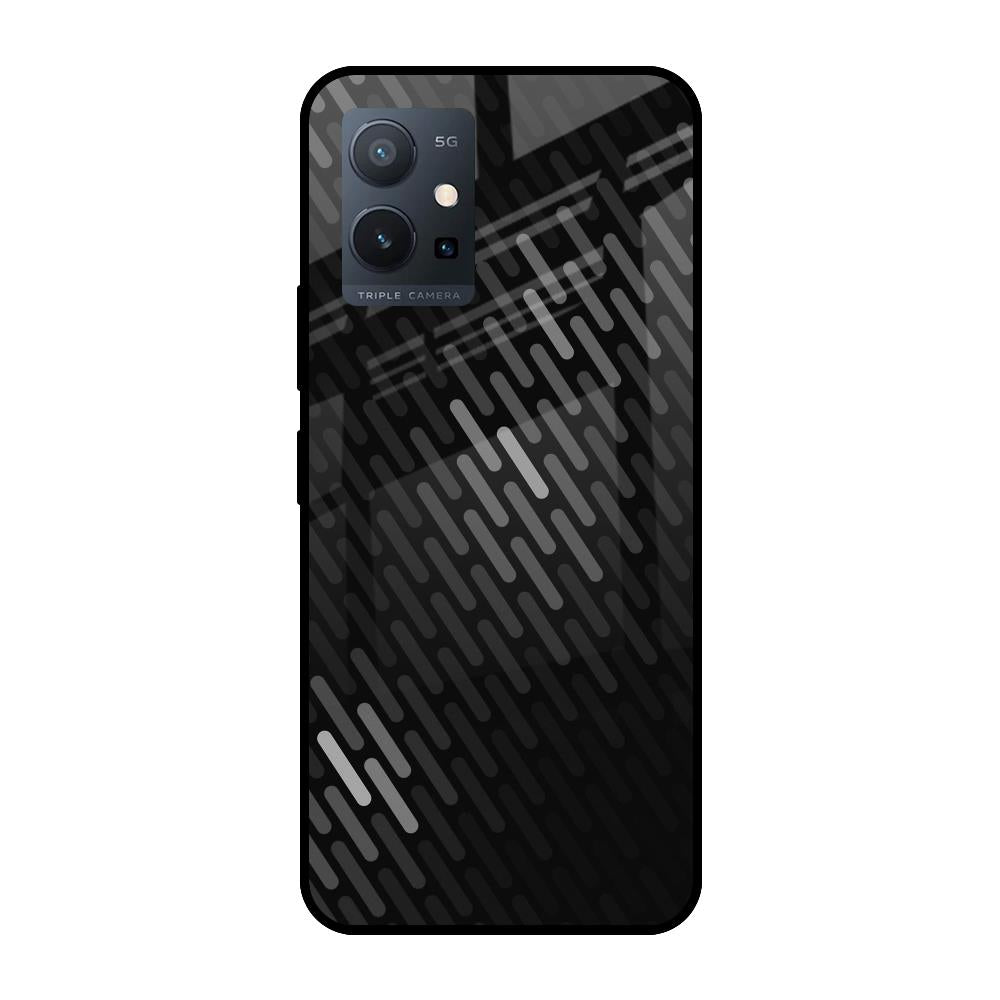 Dark Abstract Pattern Vivo T1 5G Glass Cases & Covers Online
