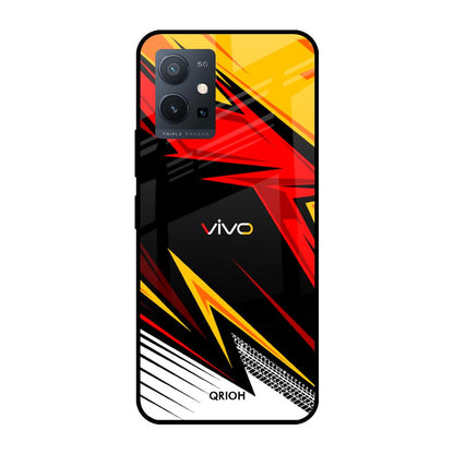 Race Jersey Pattern Vivo T1 5G Glass Cases & Covers Online