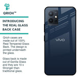 Overshadow Blue Glass Case For Vivo T1 5G