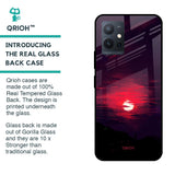 Morning Red Sky Glass Case For Vivo T1 5G