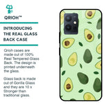 Avocado Green Glass Case For Vivo T1 5G