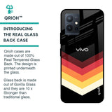 Abstract Arrow Pattern Glass Case For Vivo T1 5G