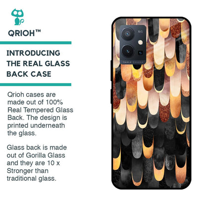Bronze Abstract Glass Case for Vivo T1 5G