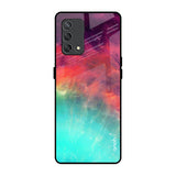 Colorful Aura Oppo F19s Glass Back Cover Online