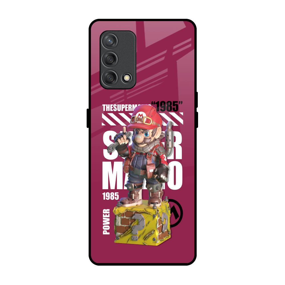 Gangster Hero Oppo F19s Glass Back Cover Online