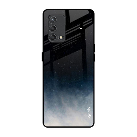 Black Aura Oppo F19s Glass Back Cover Online