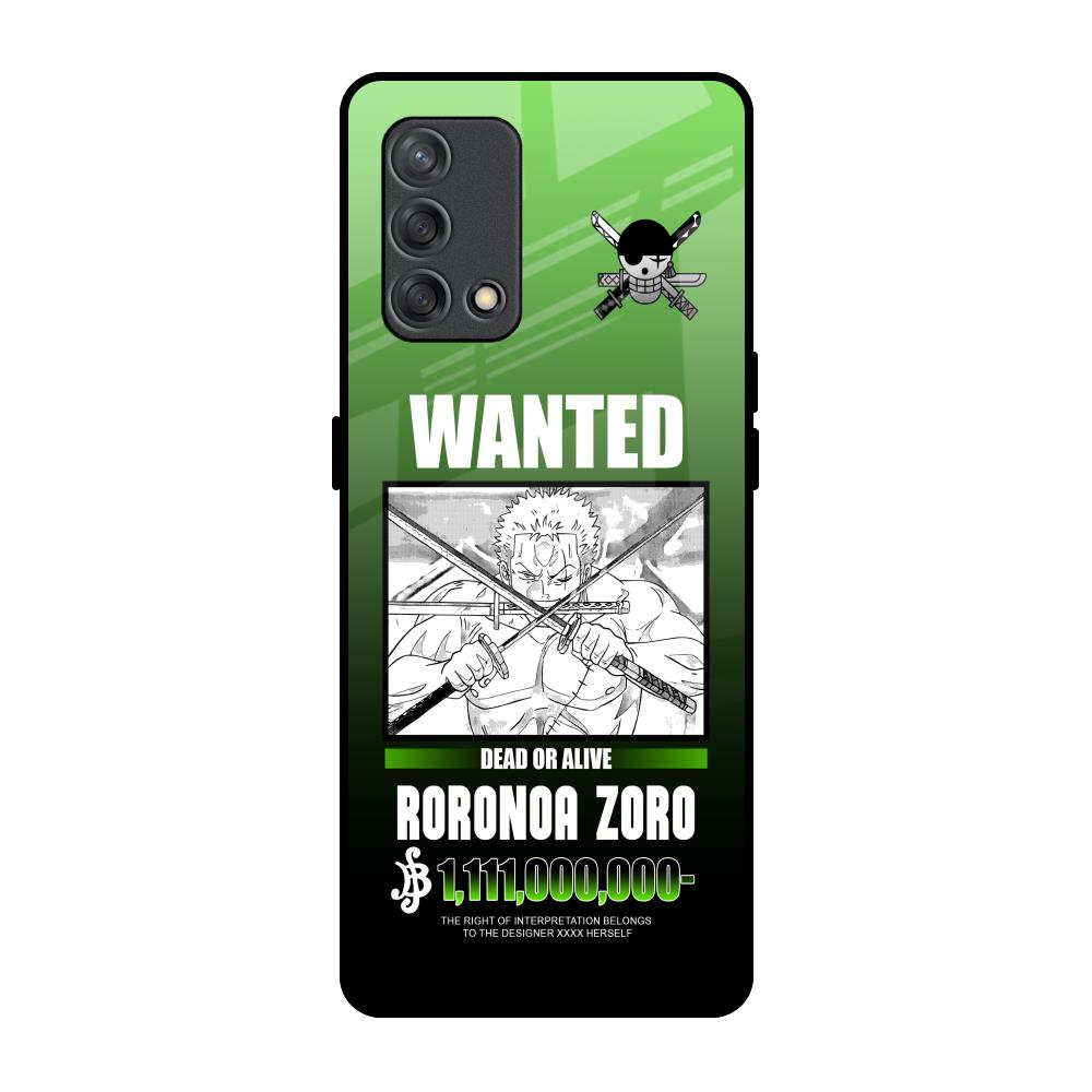 Zoro Wanted Oppo F19s Glass Back Cover Online