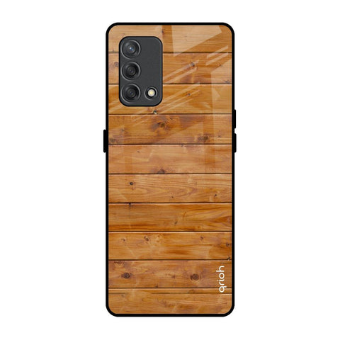 Timberwood Oppo F19s Glass Back Cover Online