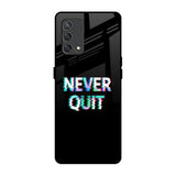 Never Quit Oppo F19s Glass Back Cover Online
