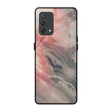 Pink And Grey Marble Oppo F19s Glass Back Cover Online