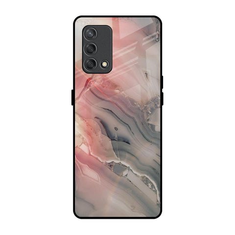Pink And Grey Marble Oppo F19s Glass Back Cover Online