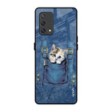 Kitty In Pocket Oppo F19s Glass Back Cover Online