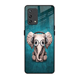 Adorable Baby Elephant Oppo F19s Glass Back Cover Online