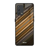 Diagonal Slash Pattern Oppo F19s Glass Back Cover Online