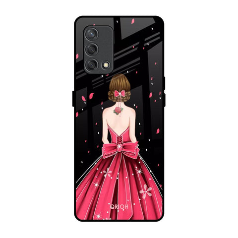 Fashion Princess Oppo F19s Glass Back Cover Online