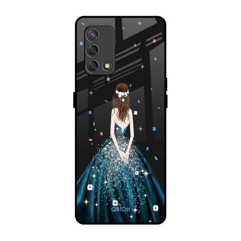 Queen Of Fashion Oppo F19s Glass Back Cover Online