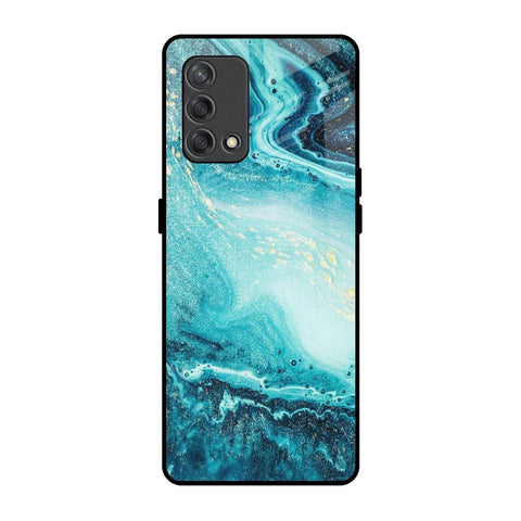 Sea Water Oppo F19s Glass Back Cover Online