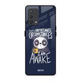 Struggling Panda Oppo F19s Glass Back Cover Online