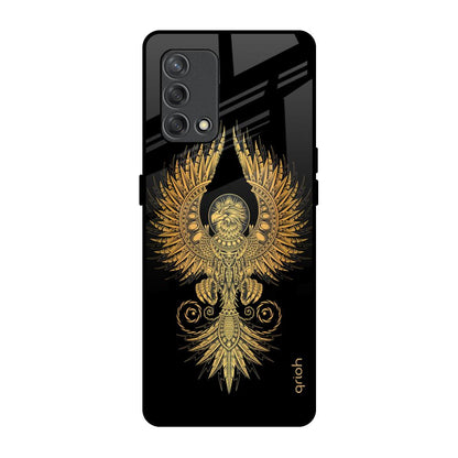 Mythical Phoenix Art Oppo F19s Glass Back Cover Online