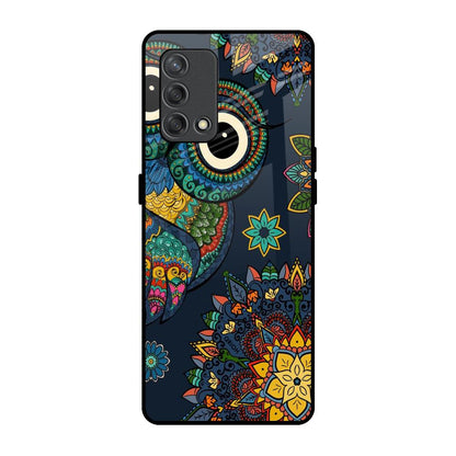 Owl Art Oppo F19s Glass Back Cover Online