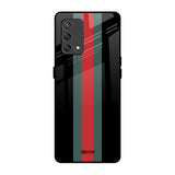 Vertical Stripes Oppo F19s Glass Back Cover Online