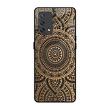 Luxury Mandala Oppo F19s Glass Back Cover Online