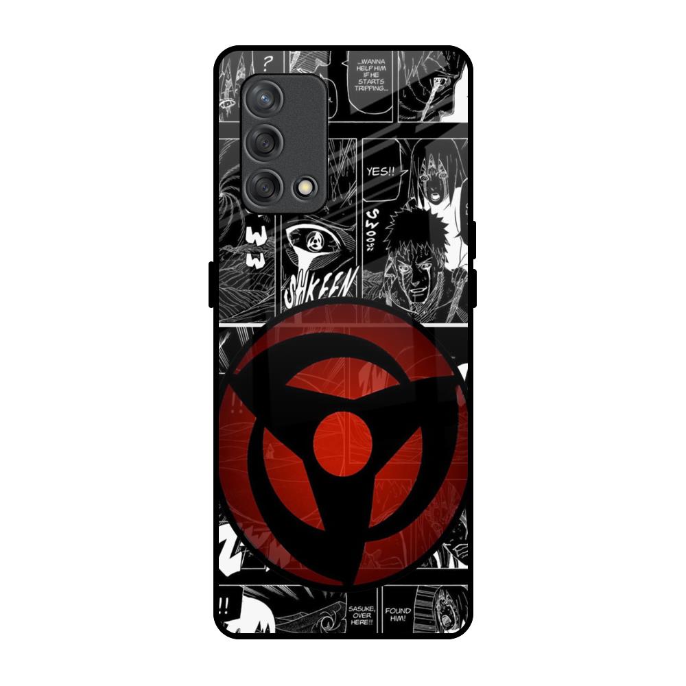 Sharingan Oppo F19s Glass Back Cover Online