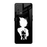 Monochrome Goku Oppo F19s Glass Back Cover Online
