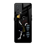 Luffy Line Art Oppo F19s Glass Back Cover Online