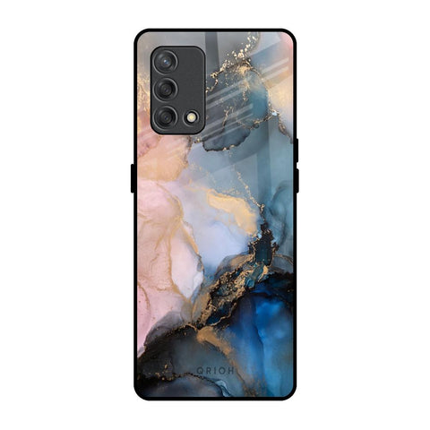 Marble Ink Abstract Oppo F19s Glass Back Cover Online