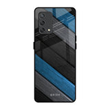 Multicolor Wooden Effect Oppo F19s Glass Back Cover Online