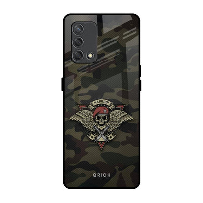 Army Warrior Oppo F19s Glass Back Cover Online