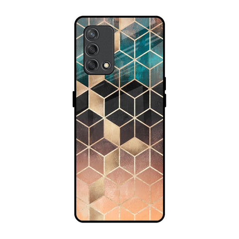 Bronze Texture Oppo F19s Glass Back Cover Online
