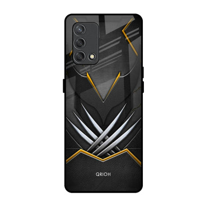 Black Warrior Oppo F19s Glass Back Cover Online