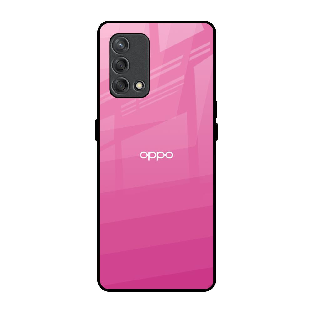 Pink Ribbon Caddy Oppo F19s Glass Back Cover Online