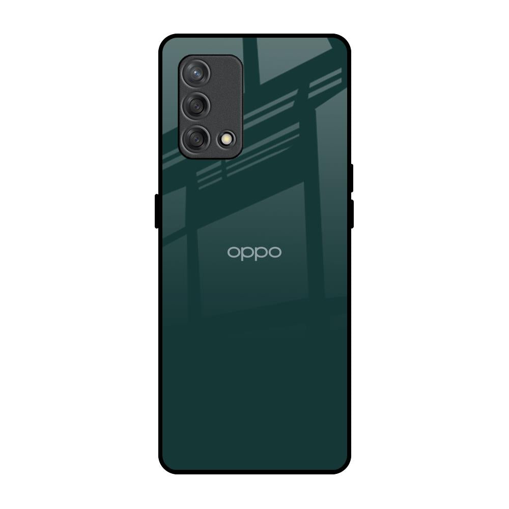 Olive Oppo F19s Glass Back Cover Online