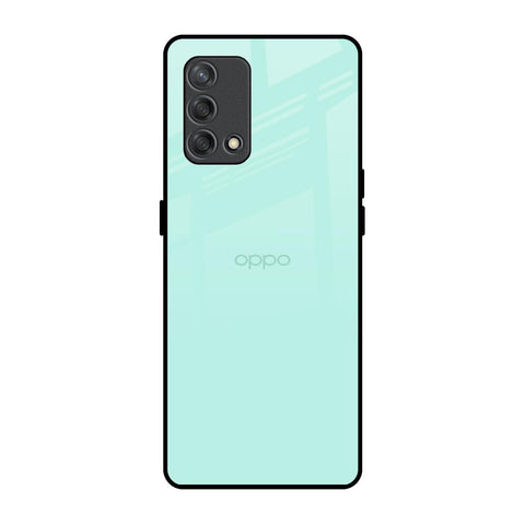 Teal Oppo F19s Glass Back Cover Online