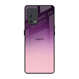 Purple Gradient Oppo F19s Glass Back Cover Online