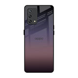 Grey Ombre Oppo F19s Glass Back Cover Online