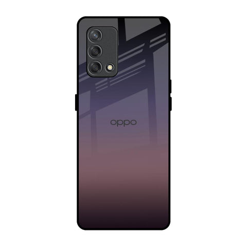 Grey Ombre Oppo F19s Glass Back Cover Online